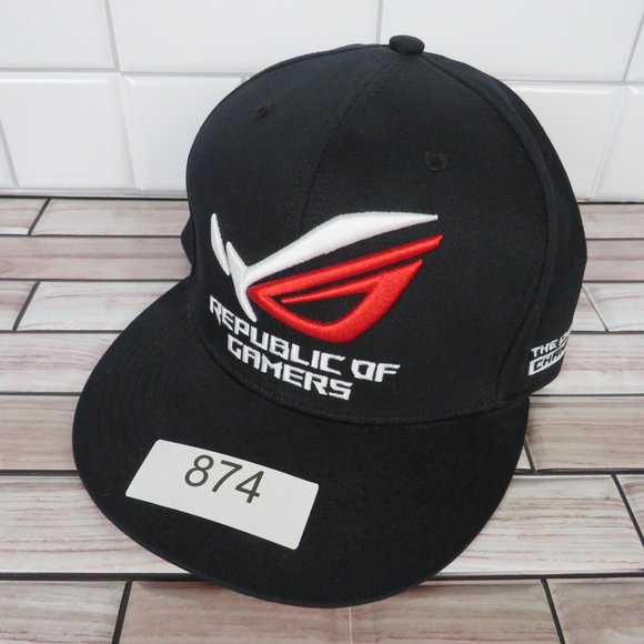 Republic of Gamers* The Choice of Champions Double 8 Peg Snap Back Cap/Hat~ NWOT - Picture 10 of 11